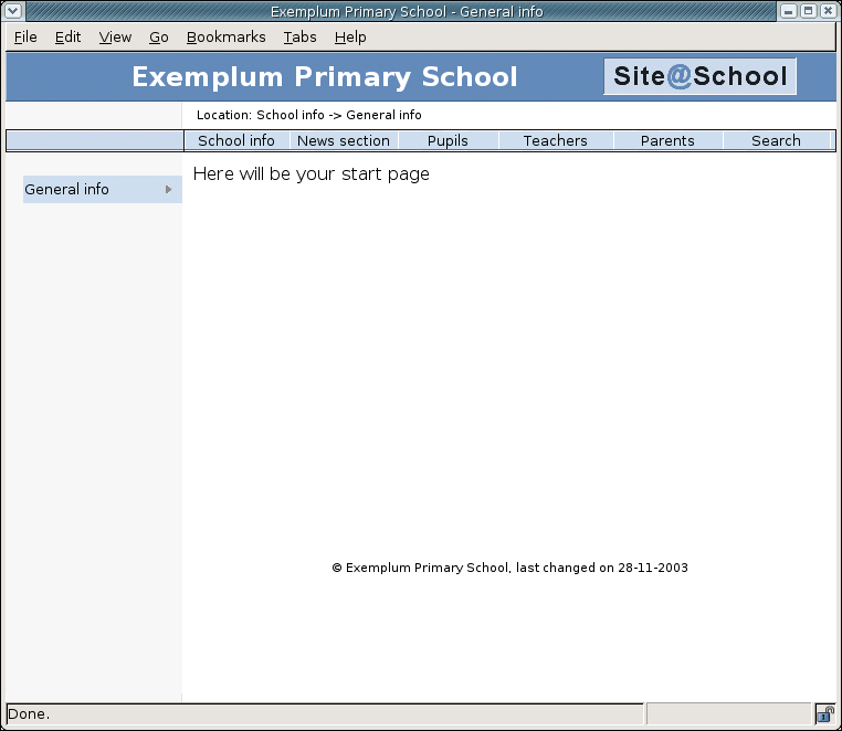 [ default Site@School site with demo data ]