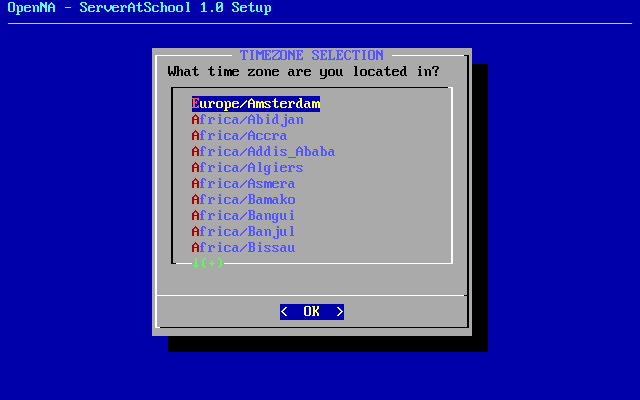 [ select timezone dialogue ]