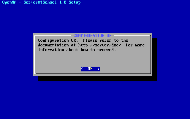 [ installation o.k. ]