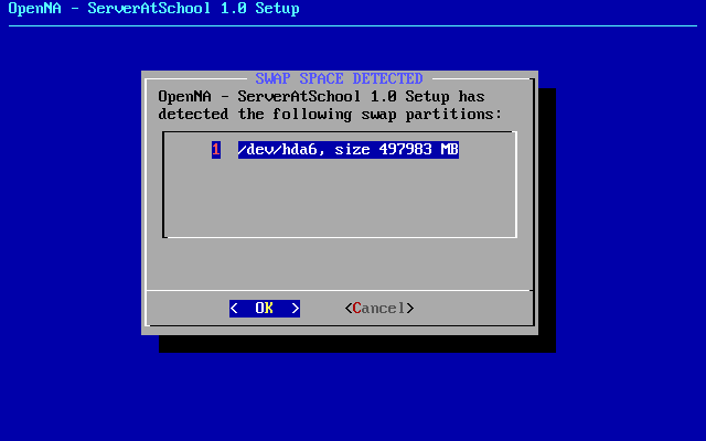 [ swap partition detected ]