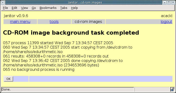 [ choosing the name for a CD-ROM image ]