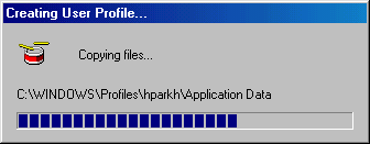 [ Creating user profile at logon time ]