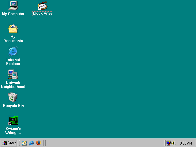 [ the personal desktop of grade 3 after successful login ]
