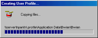 [ updating the user profile on the server at log off time ]
