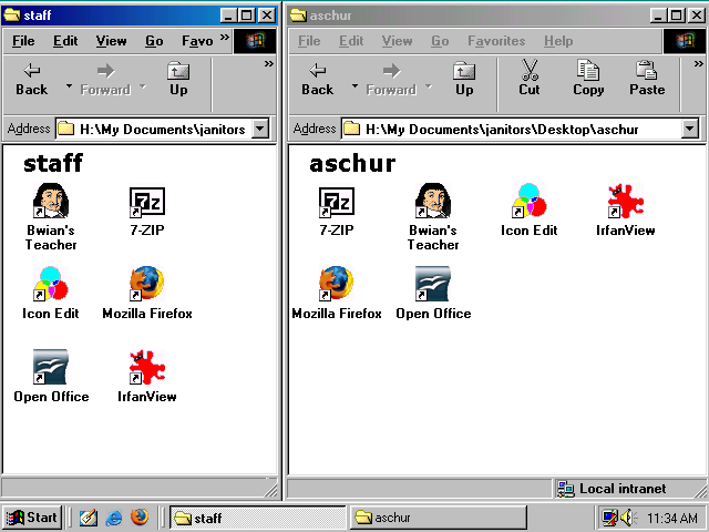 [ all shortcuts are indeed copied to the aschur directory ]