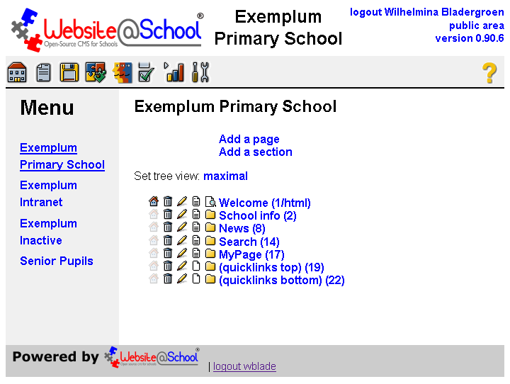 [ Page Manager: Exemplum Primary School ]