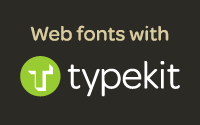 Web fonts with Typekit