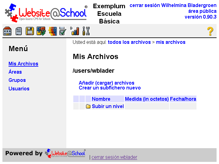 [ Mis Archivos /usuarios/wblader ]