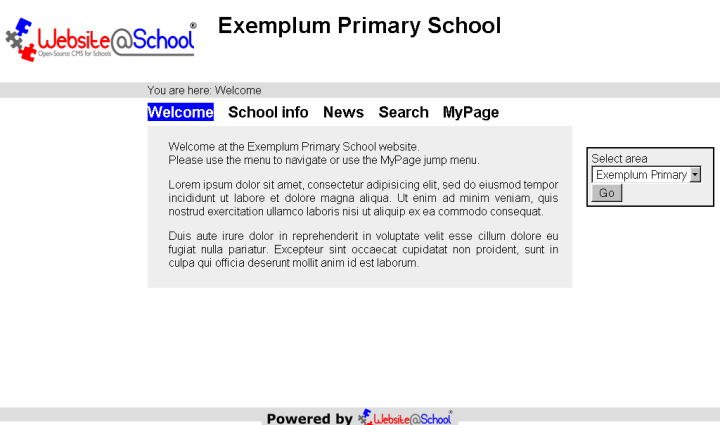 [ Exemplum Primary School home site ]