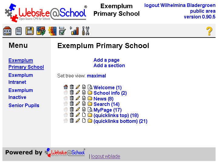 [ Page Manager: Exemplum Primary School ]