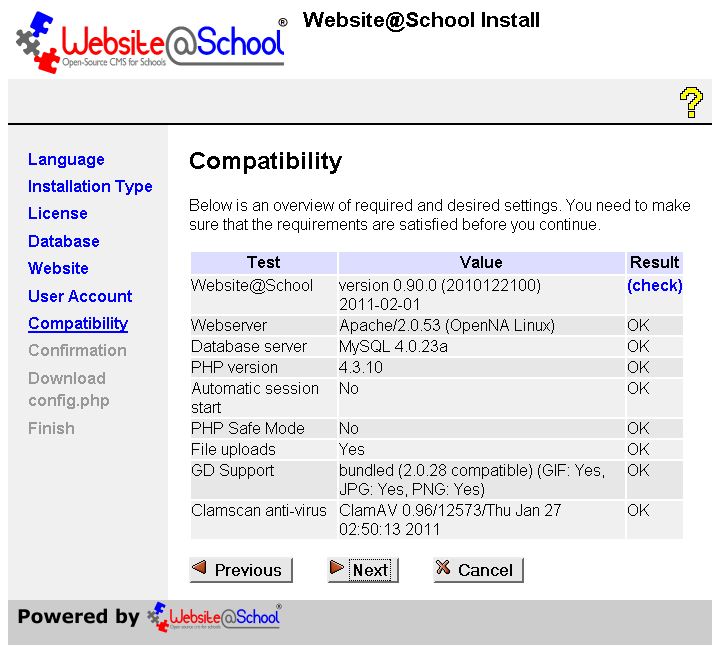 [ Compatibility ]