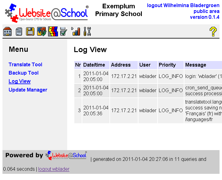 [ Log View]